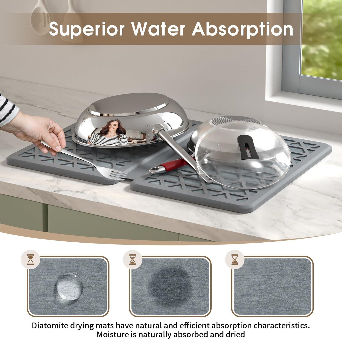 Kitchen Stone Dish Dryer